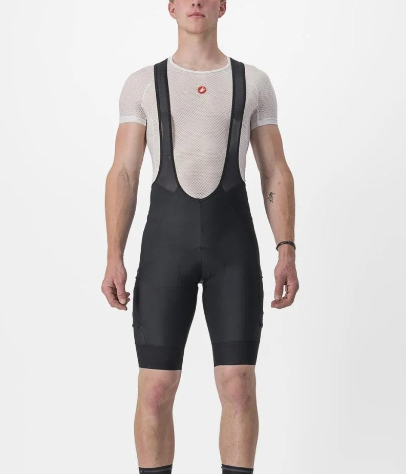 CASTELLI Unlimited Cargo Bibshort - Black – Castelli SA