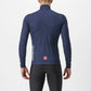 CASTELLI Entrata Thermal Jersey - Belgian Blue / Silver Gray