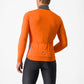 CASTELLI Entrata Thermal Jersey - Red Orange / Urban Gray