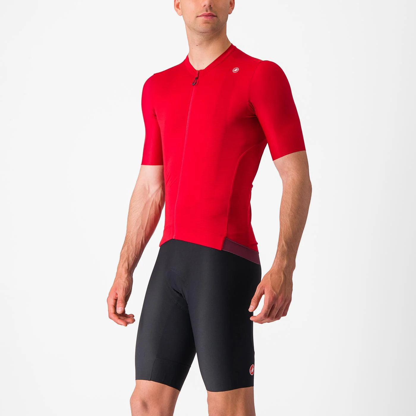 CASTELLI Espresso Men's Jersey - Rich Red / Deep Bordeaux