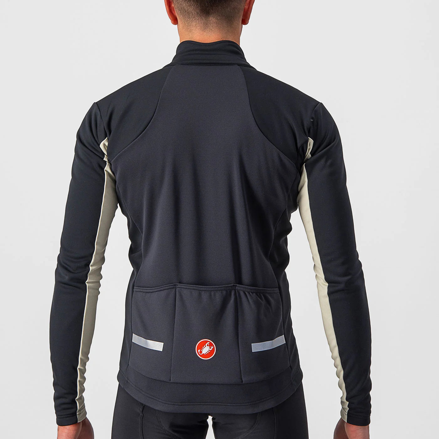 CASTELLI Mortirolo 6S Jacket - Light Black / Charcoal / Silver Reflex